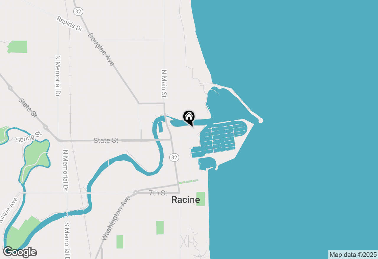 Map of 35 Harborview Dr #116, Racine, WI 53403