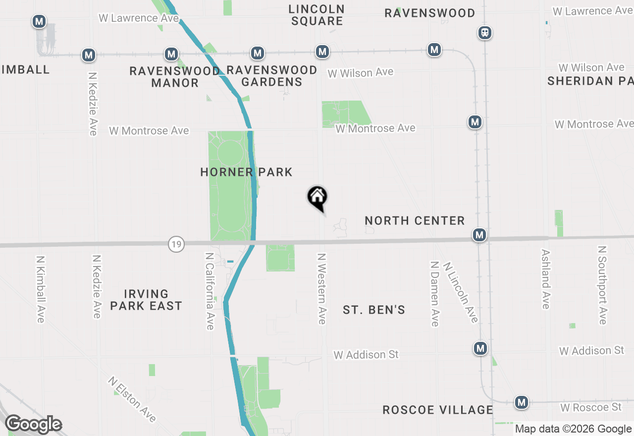 Map of 4048 N Western Avenue #3, Chicago, IL 60618
