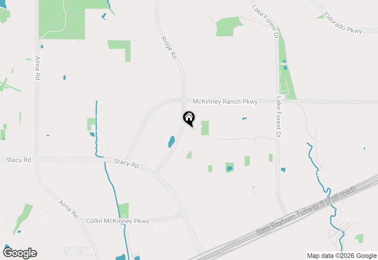 Map of 5928 Desperado Drive, Mckinney, TX 75070