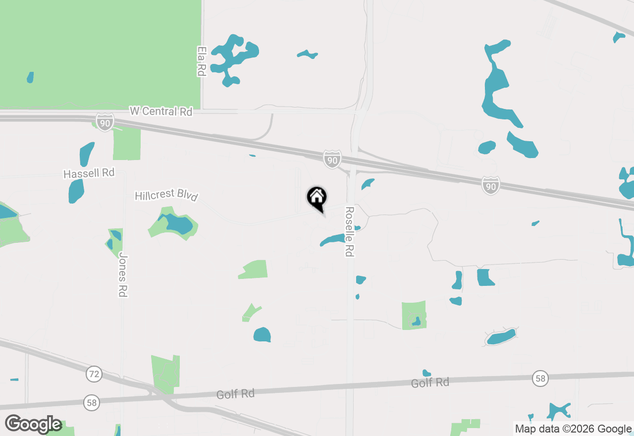 Map of 1750 Sleepy Hollow Court #3, Schaumburg, IL 60195