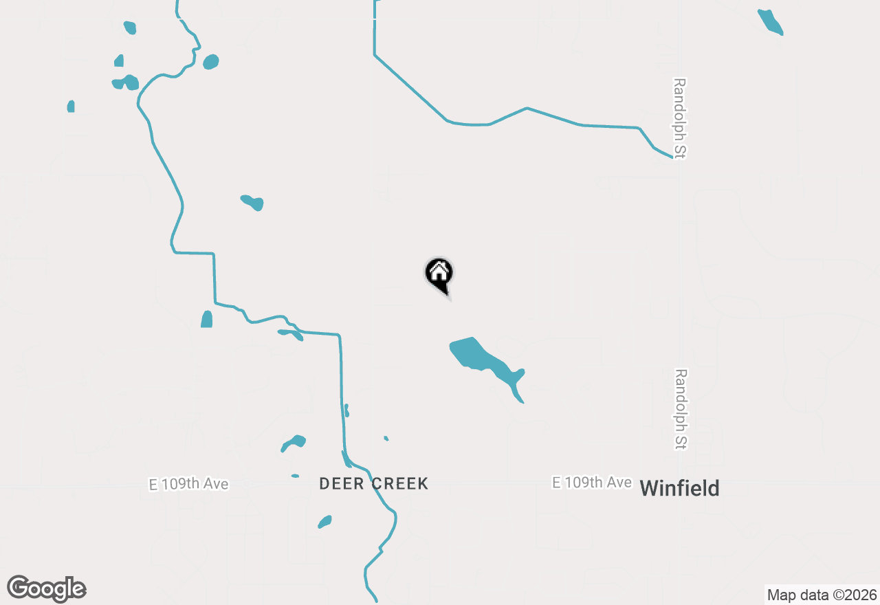 Map of 6587 E 104th Avenue, Crown Point, IN 46307