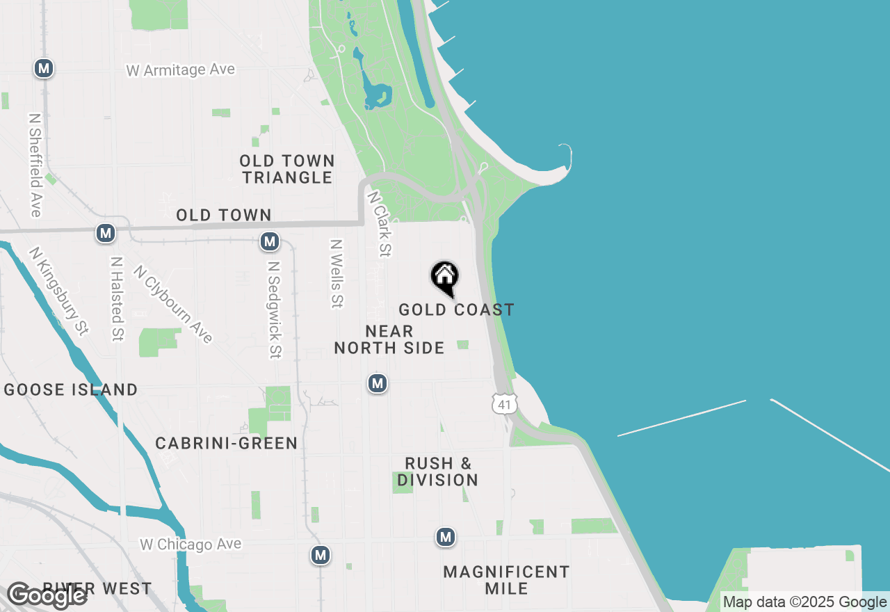 Map of 1350 N Astor Street #9C, Chicago, IL 60610