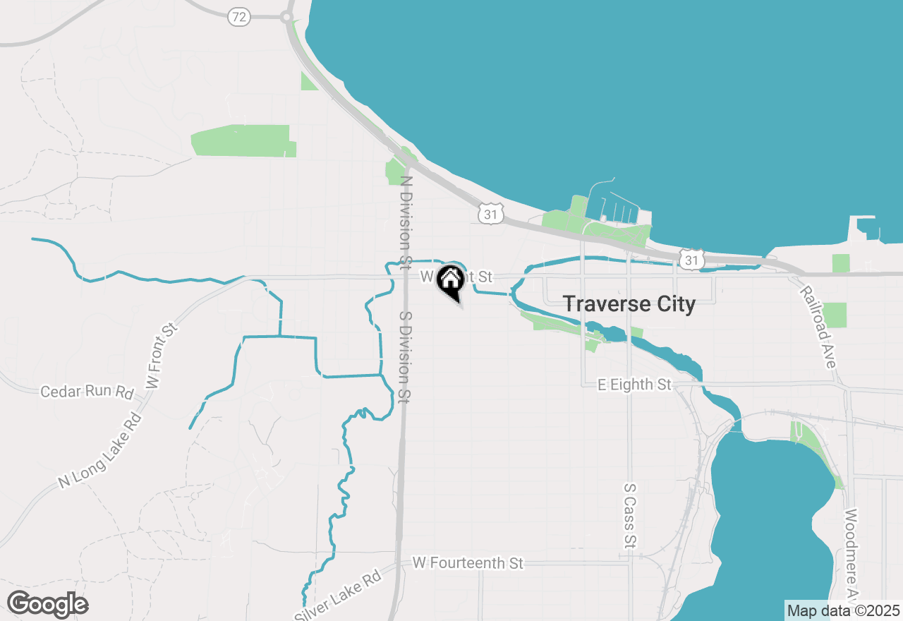 Map of 521 Fifth Street, Traverse City, MI 49684
