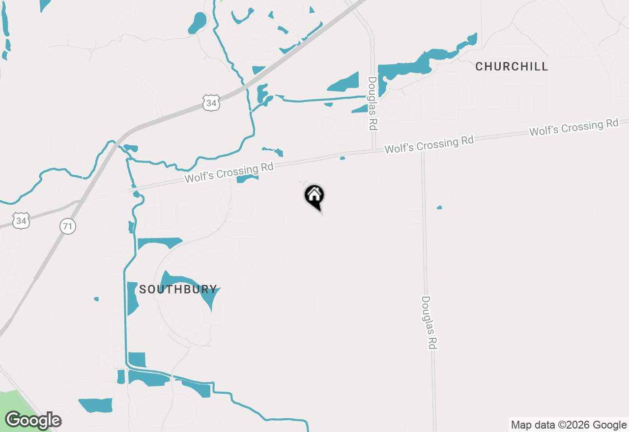 Map of 134 Piper Glen Avenue, Oswego, IL 60543