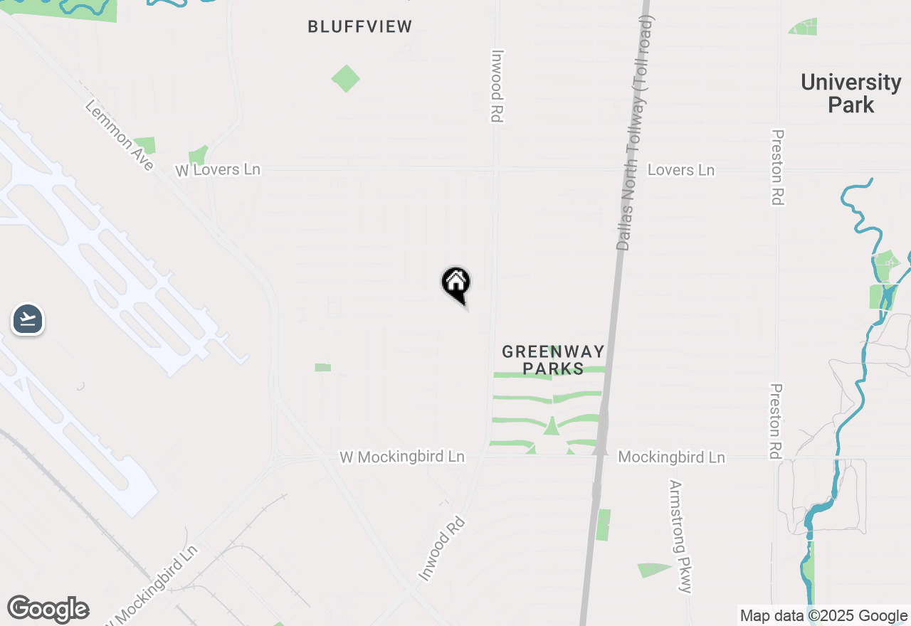 Map of 5060 Wateka Drive, Dallas, TX 75209