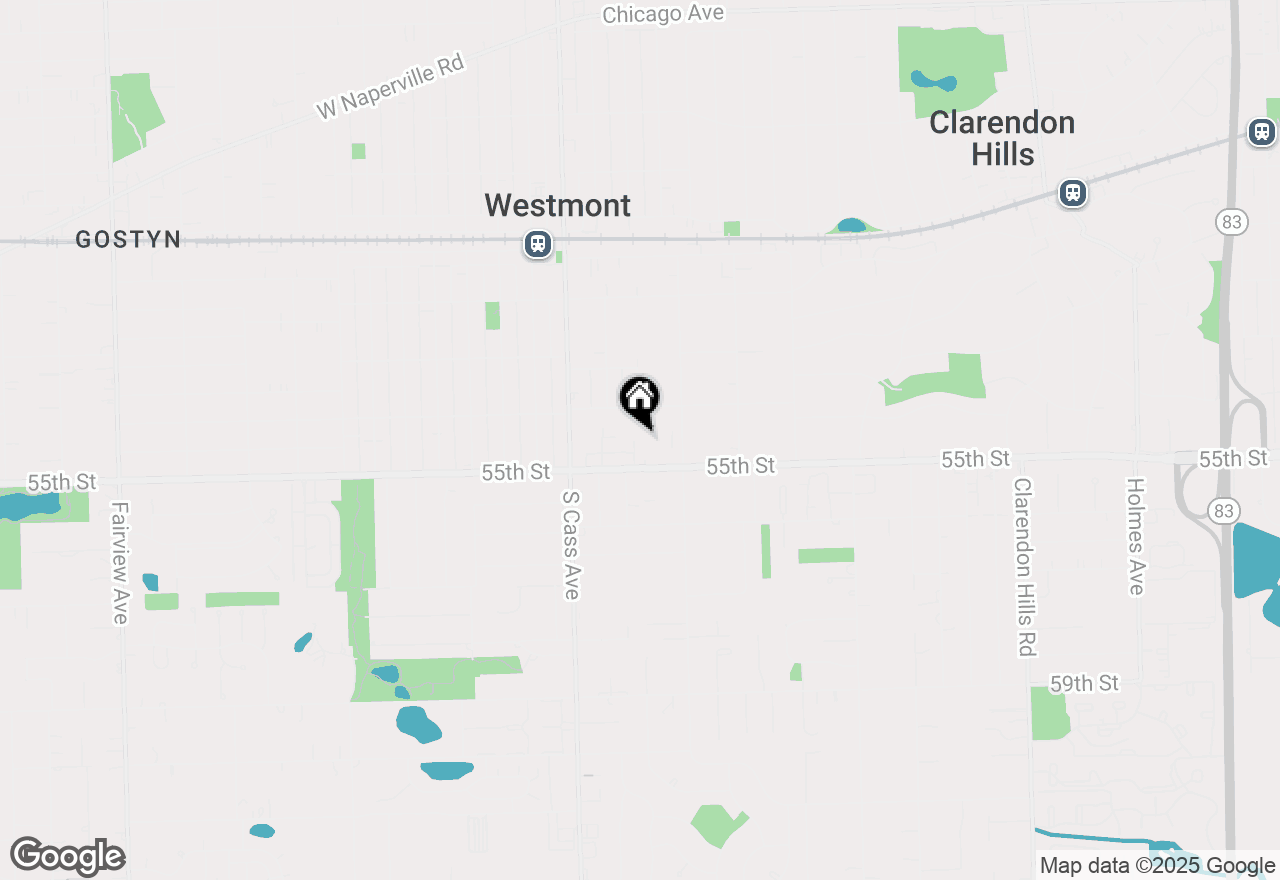 Map of 325 S Warwick Avenue, Westmont, IL 60559