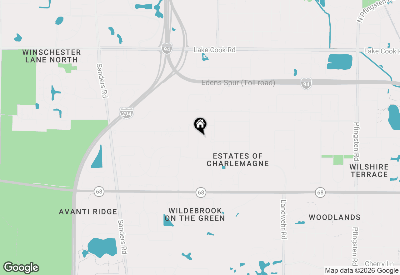 Map of 363 Anjou Drive, Northbrook, IL 60062