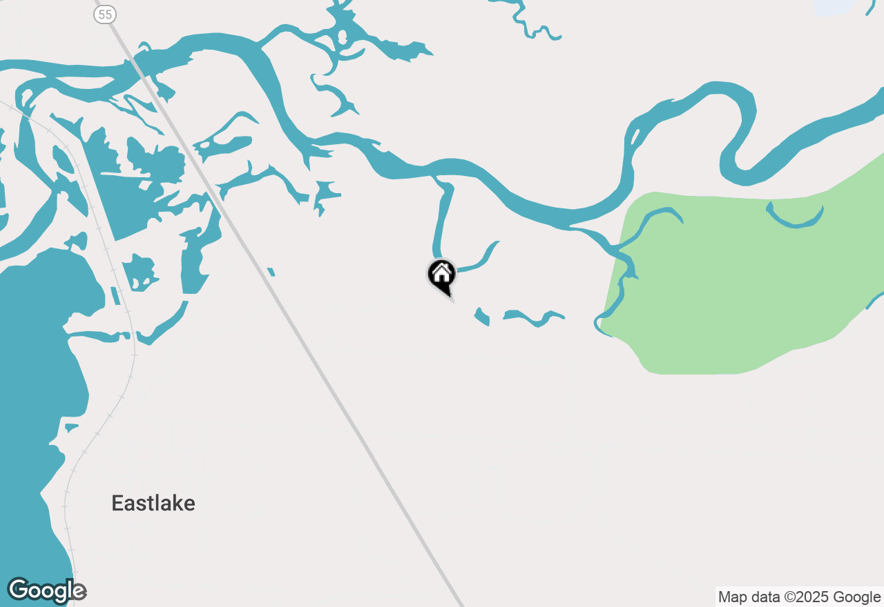Map of 1384 Olson Road, Manistee, MI 49660