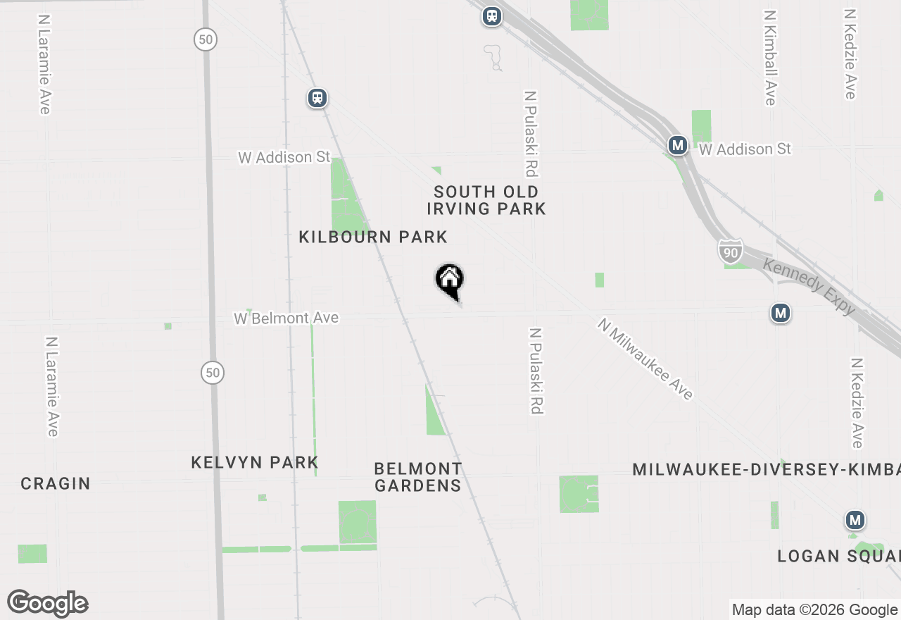 Map of 4204 W Belmont Avenue, Chicago, IL 60641