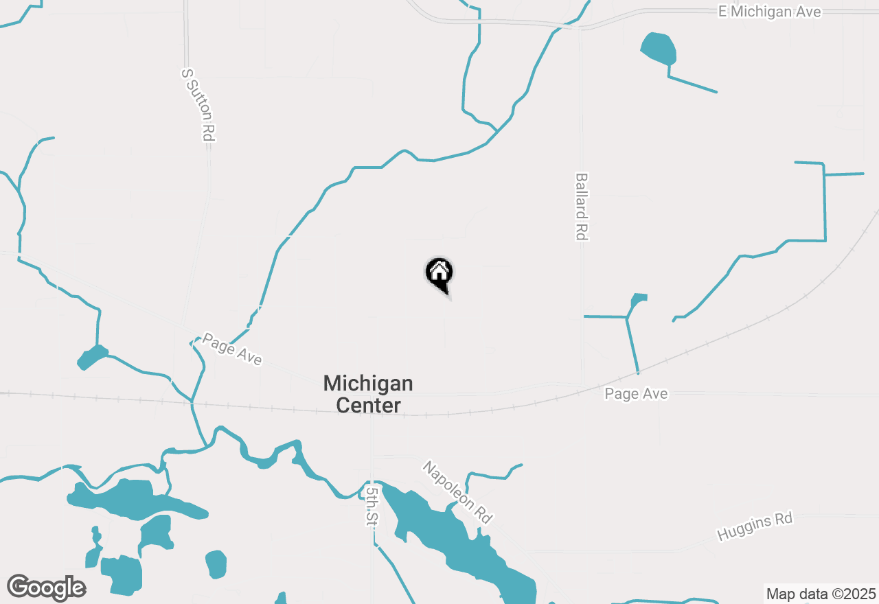 Map of 212 Gilman Road, Michigan Center, MI 49254