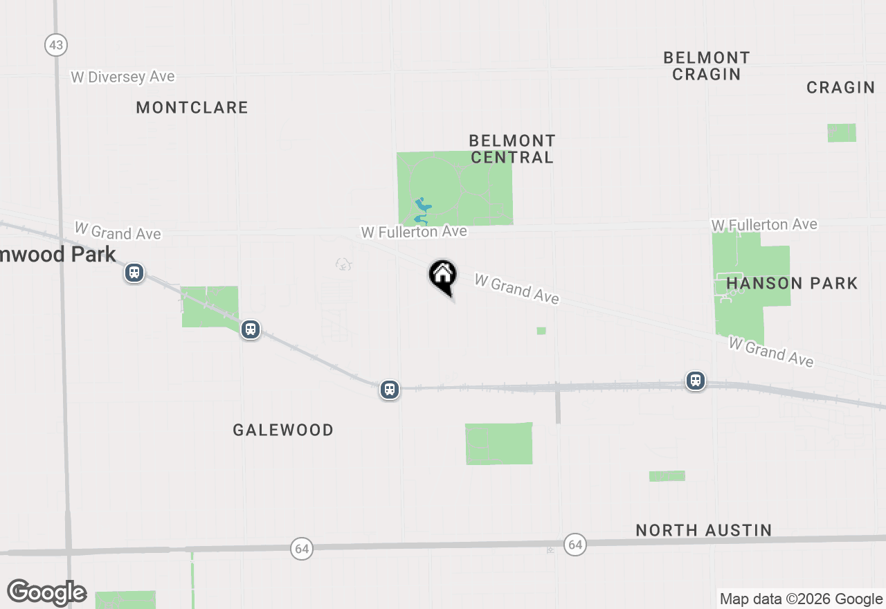 Map of 2171 N Mobile Avenue, Chicago, IL 60639