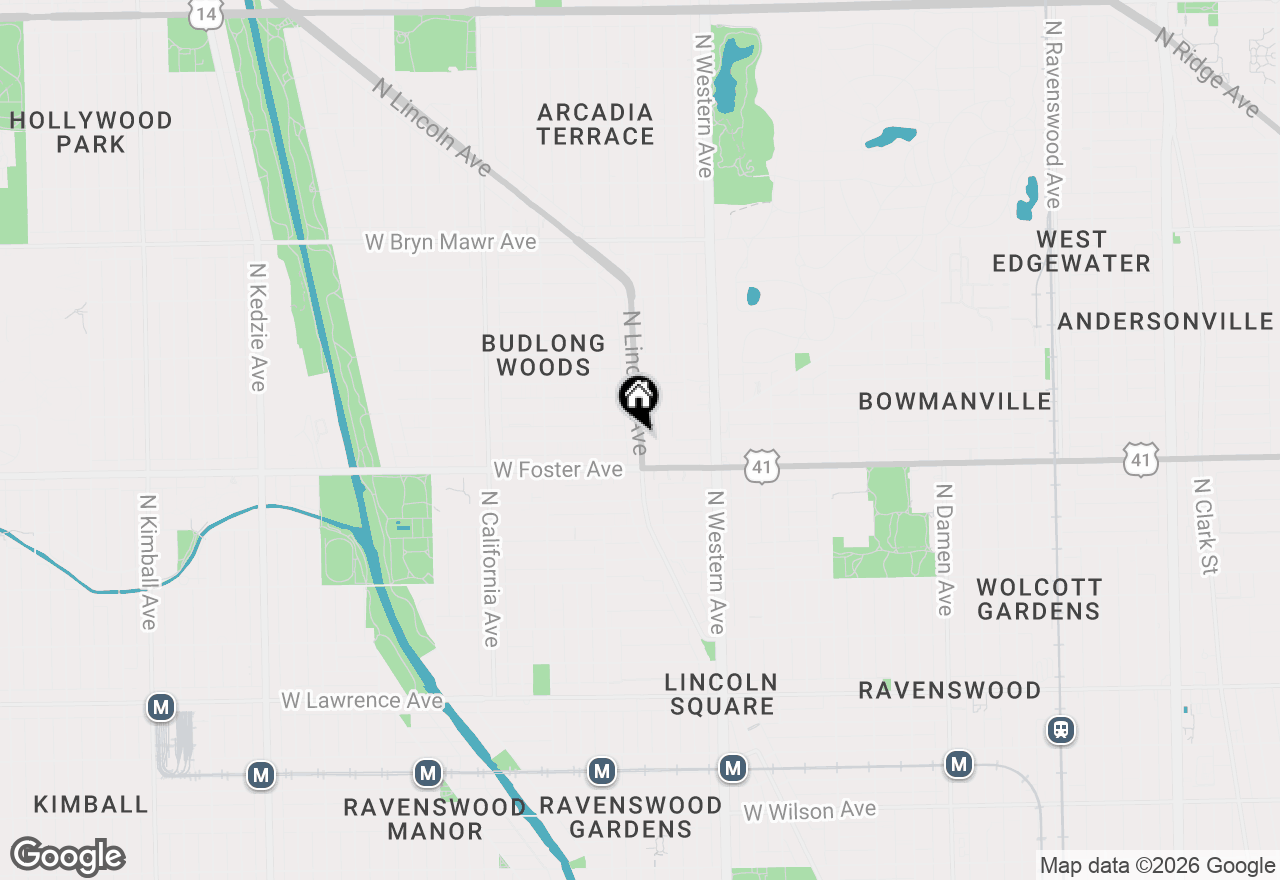 Map of 2505 W Farragut Avenue #207, Chicago, IL 60625