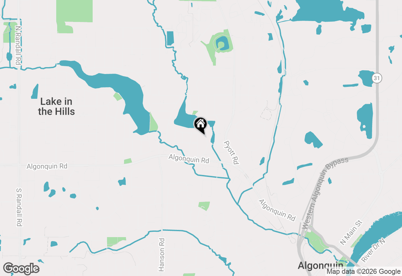 Map of 306 Apache Trail, Lake In The Hills, IL 60156