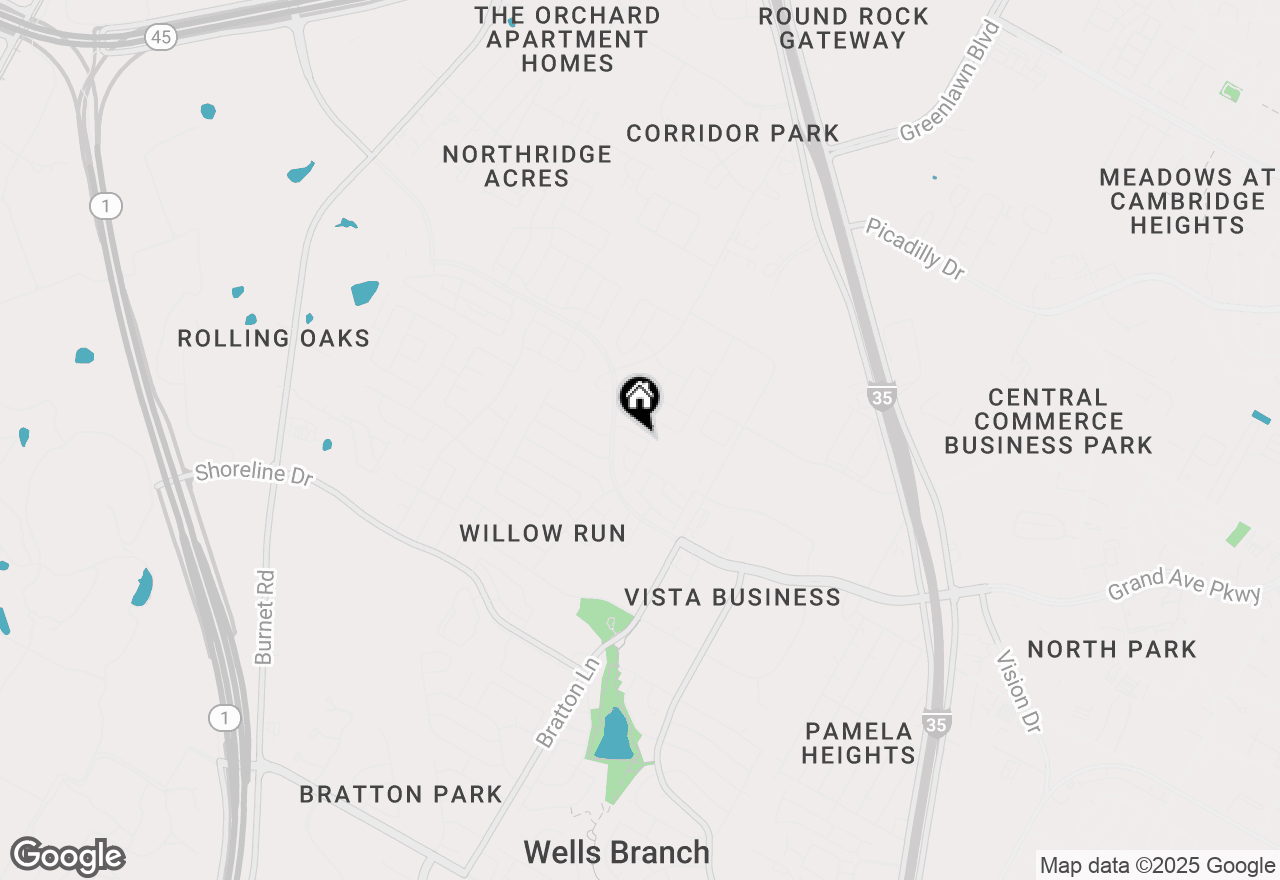 Map of 3205 Beryl Woods Ln, Austin, TX 78728