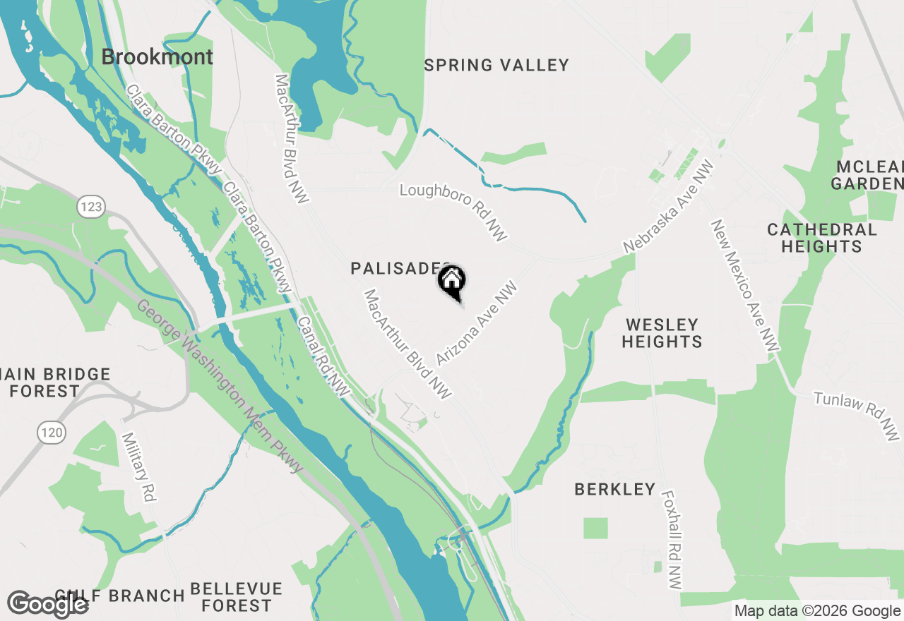 Map of 5022 Cathedral Avenue Nw, Washington, DC 20016
