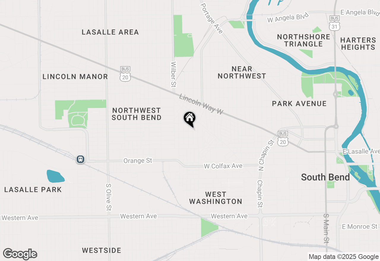 Map of 502 Studebaker Street, South Bend, IN 46628