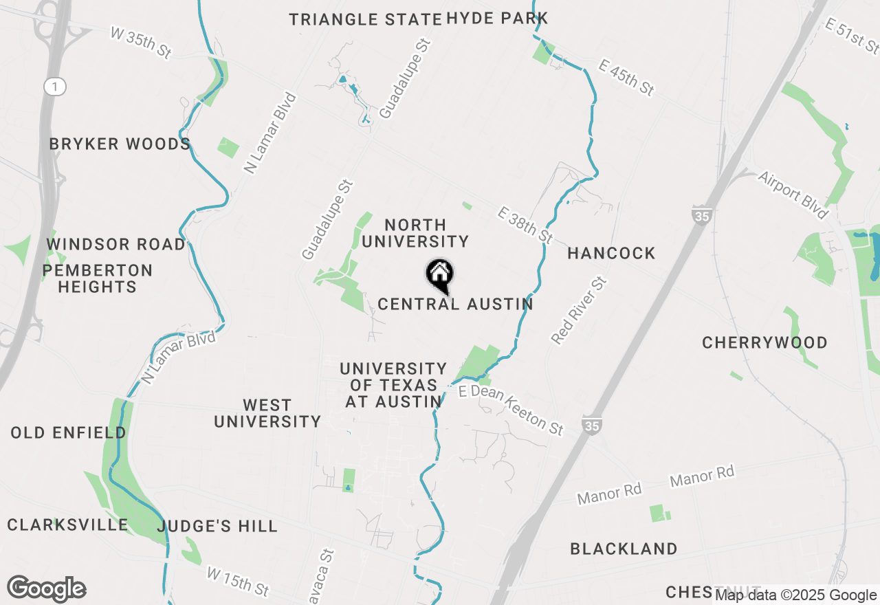 Map of 3115 Tom Green St #301, Austin, TX 78705