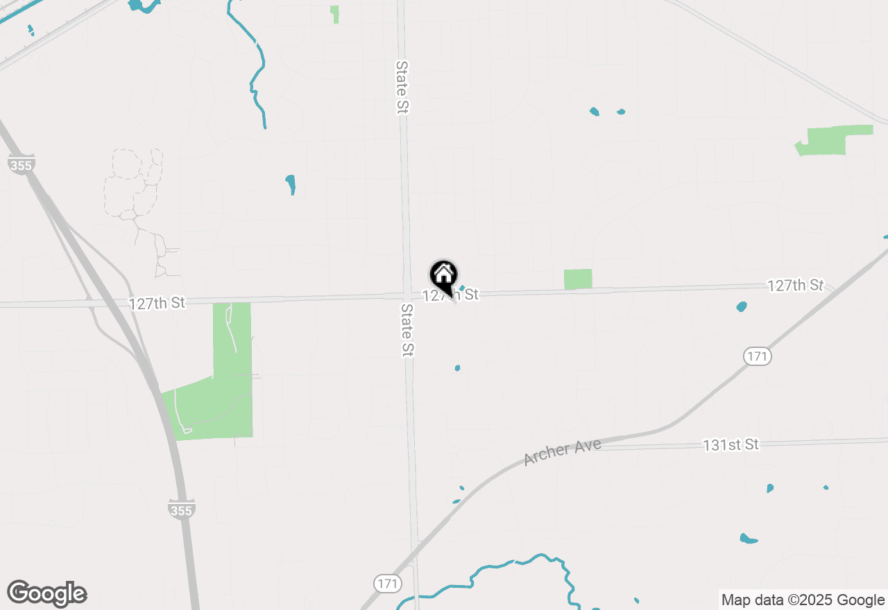 Map of 15500 E 127th Street, Lemont, IL 60439