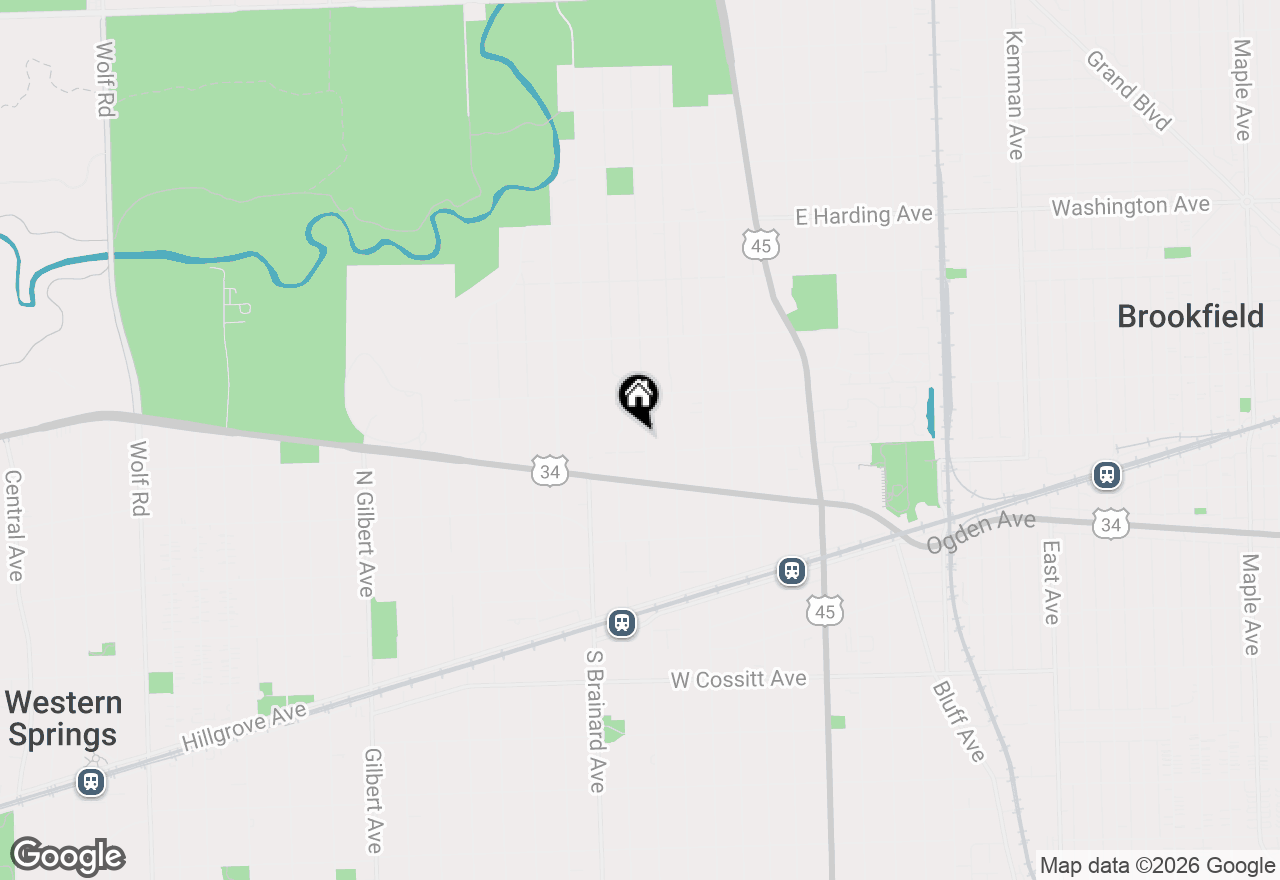 Map of (Address confidential), La Grange Park, Illinois 60526