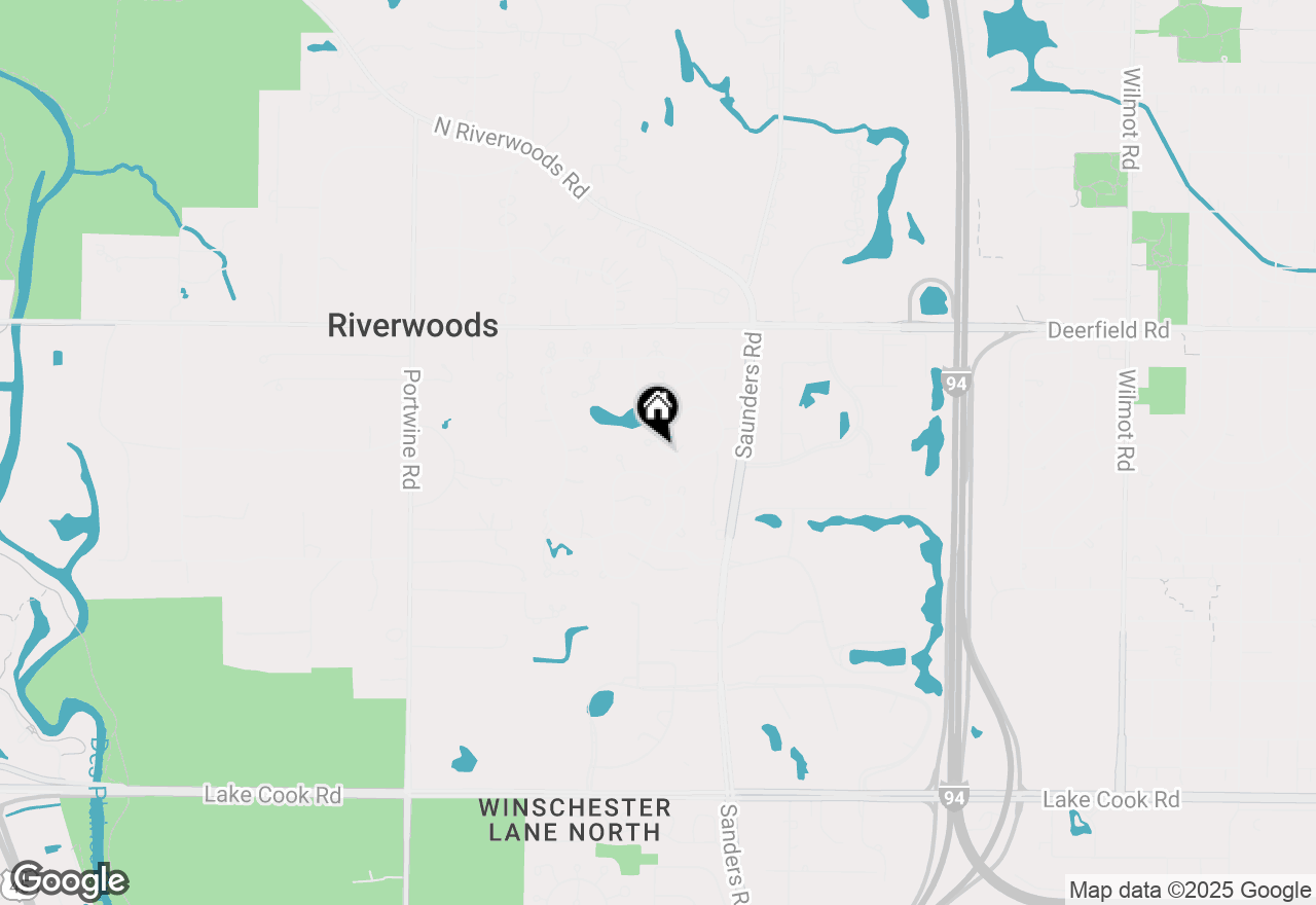 Map of 2372 Glen Eagles Lane, Riverwoods, IL 60015