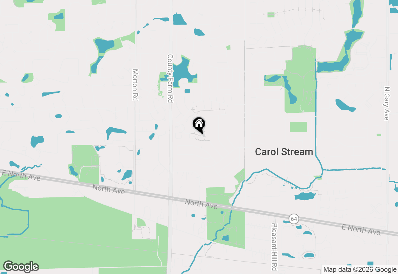 Map of 734 Colorado Court #734, Carol Stream, IL 60188