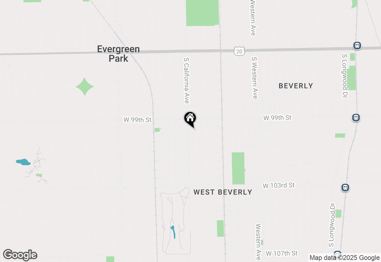 Map of 9945 S California Avenue, Chicago, IL 60655