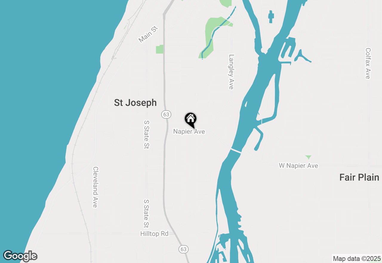 Map of 2503 Thayer Drive, St. Joseph, MI 49085