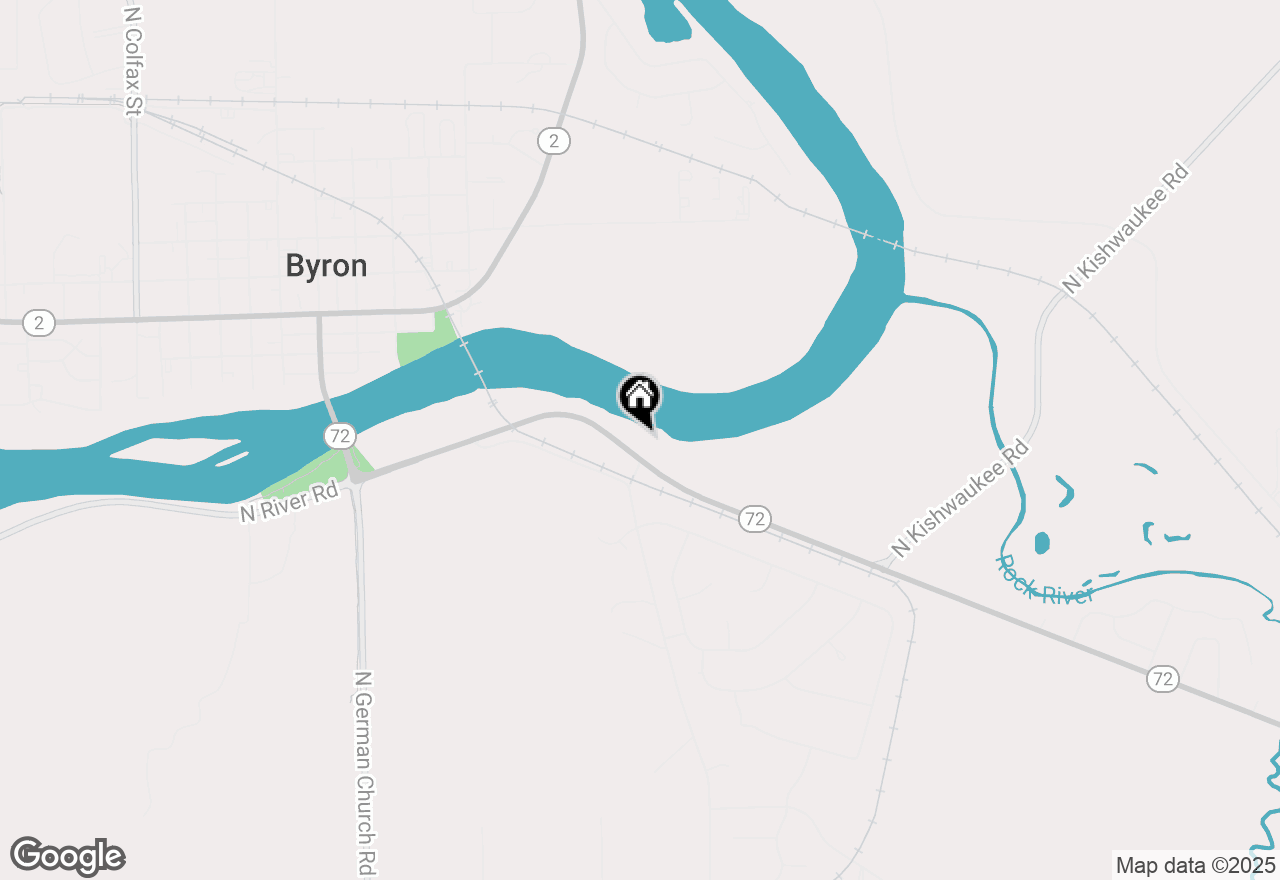 Map of 4842 E Il Route 72, Byron, IL 61010