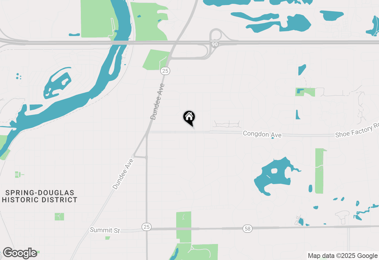 Map of 1103 Hiawatha Drive, Elgin, IL 60120