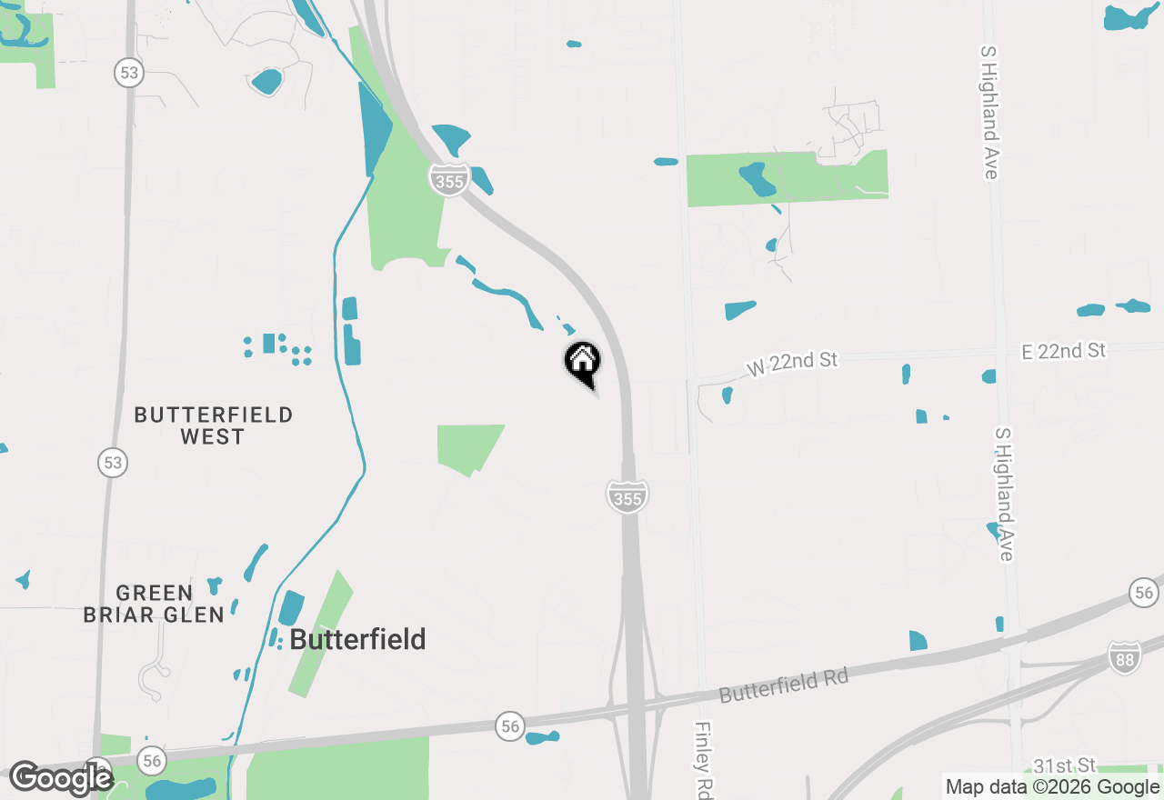 Map of 2S055 Glen Avenue, Lombard, IL 60148