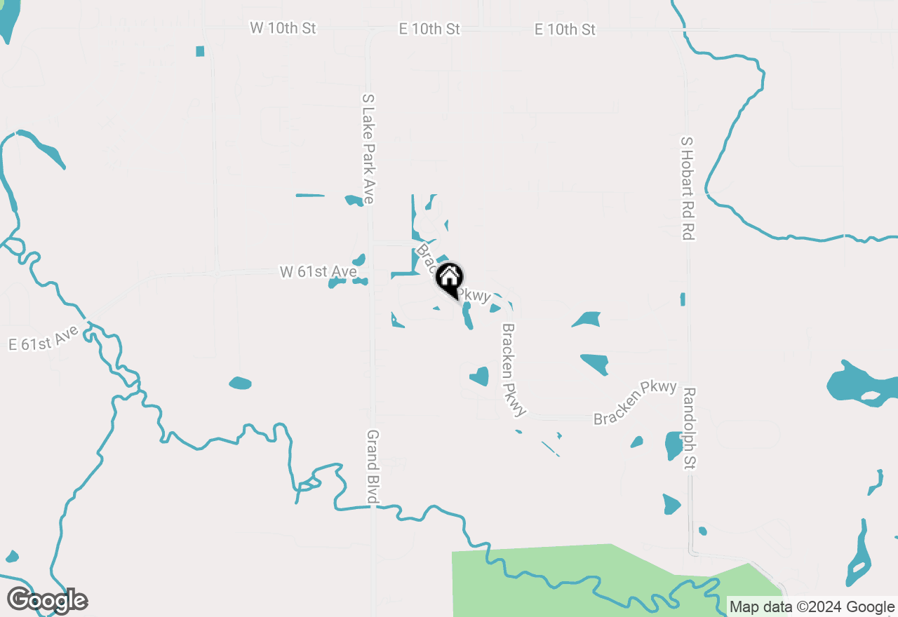 Map of 1686 Magnolia Drive, Hobart, IN 46342