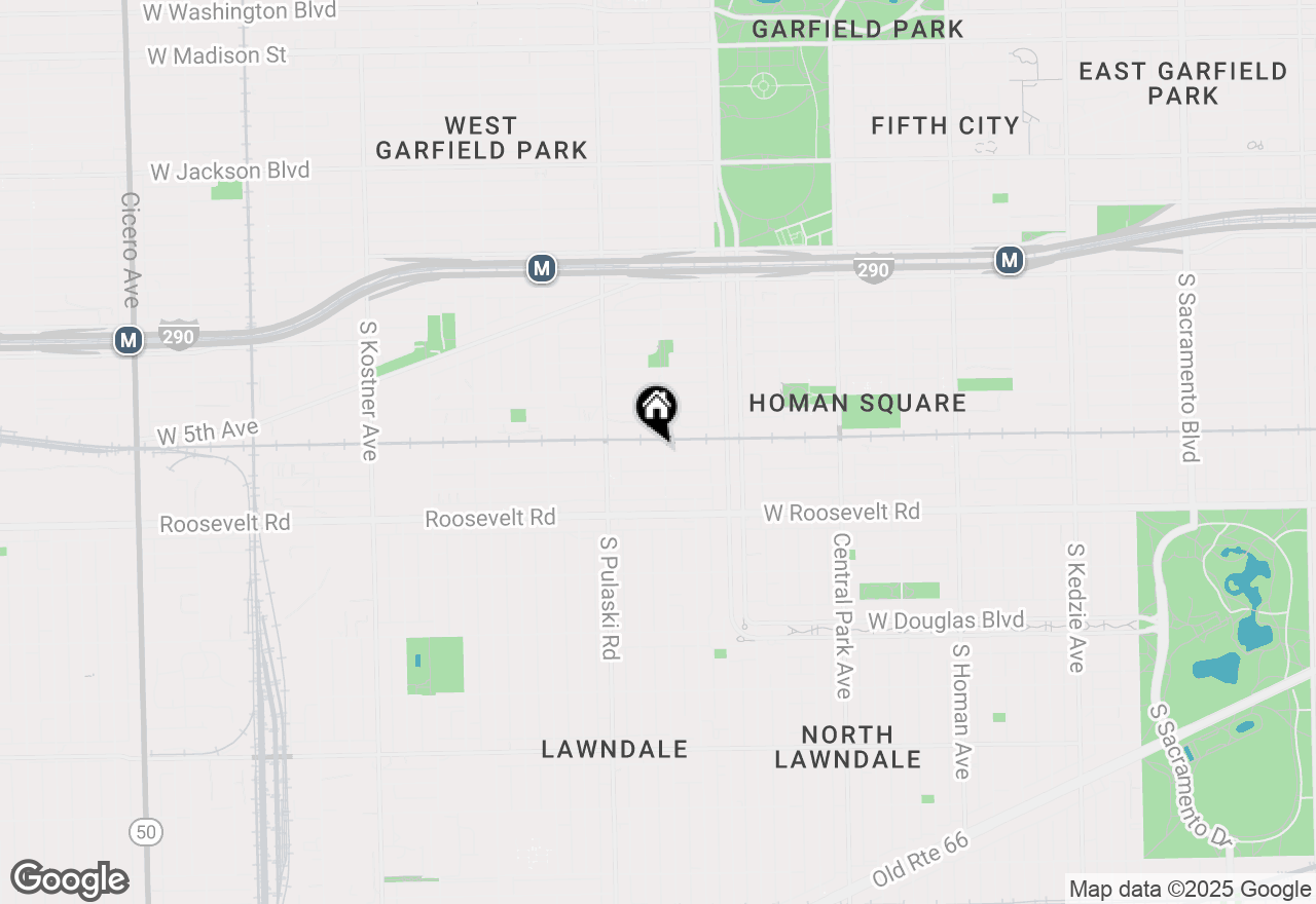 Map of 3902 W Fillmore Street, Chicago, IL 60624