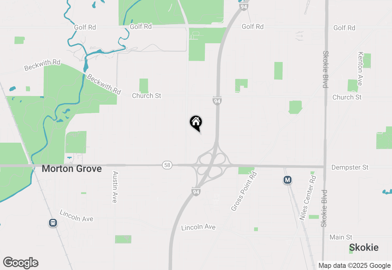 Map of 8937 Harms Road, Morton Grove, IL 60053