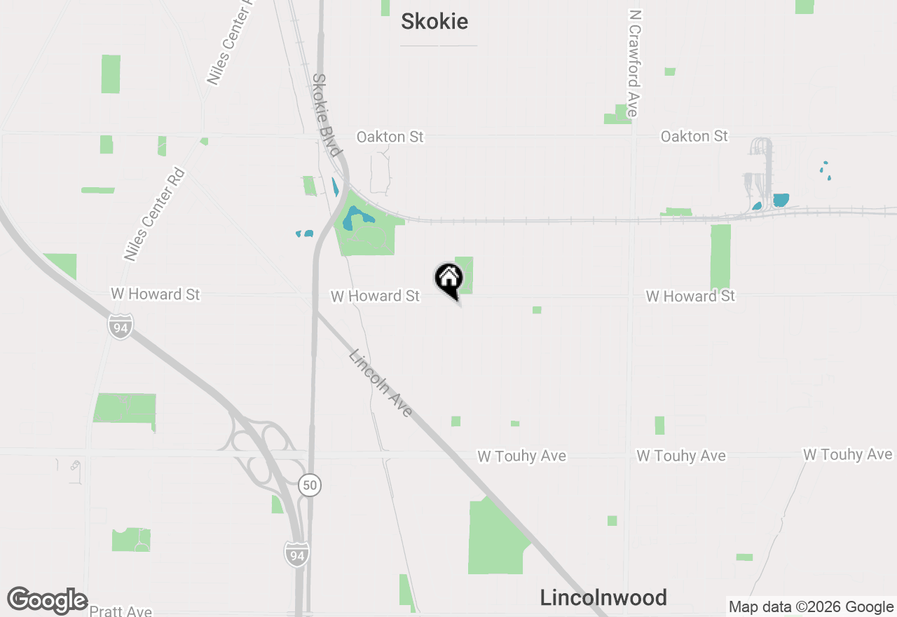 Map of 7542 KENNATH AVE ,SK Kennath Ave Skokie Avenue, Skokie, IL 60076