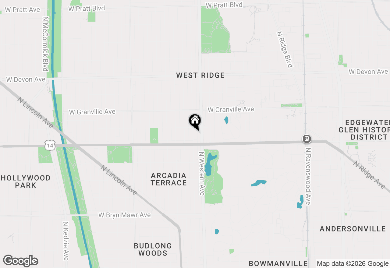 Map of 6039 N Artesian Avenue #2, Chicago, IL 60659