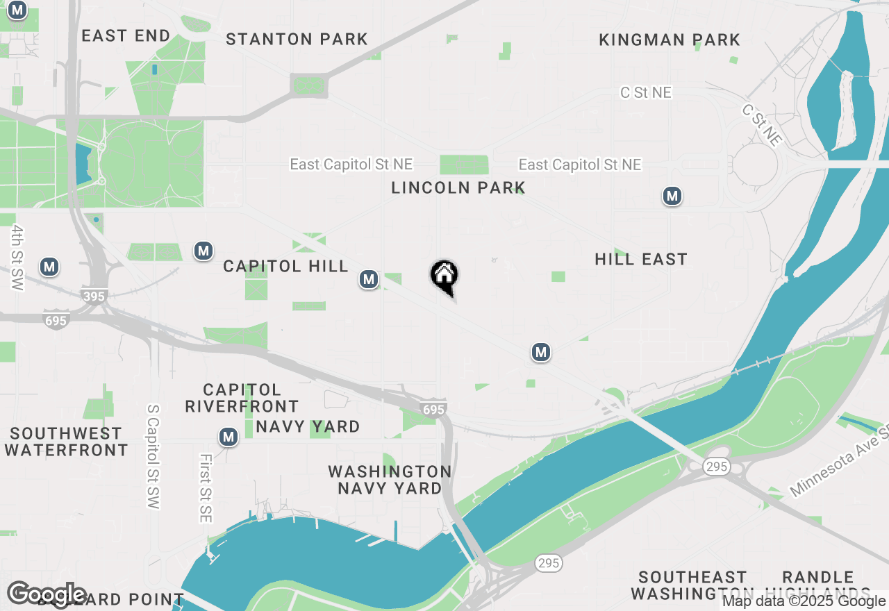 Map of 1106 E Street Se, Washington, DC 20003