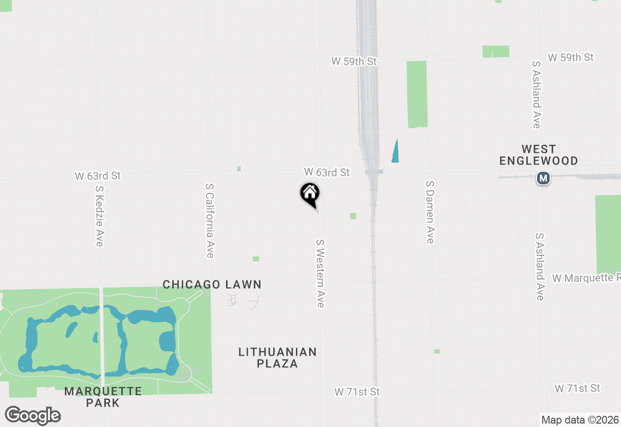 Map of 6431 S Artesian Avenue, Chicago, IL 60629