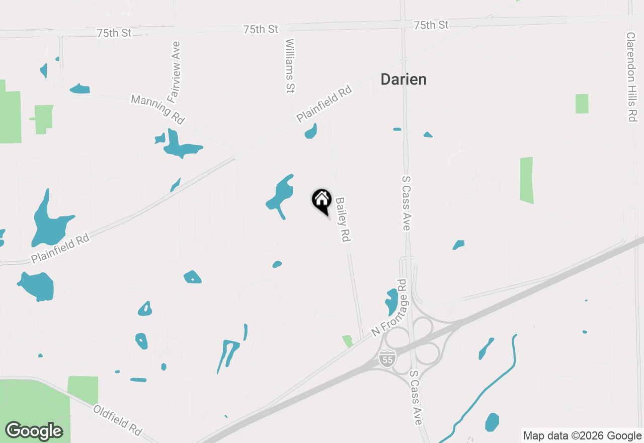 Map of 1500 Pine View Court, Darien, IL 60561