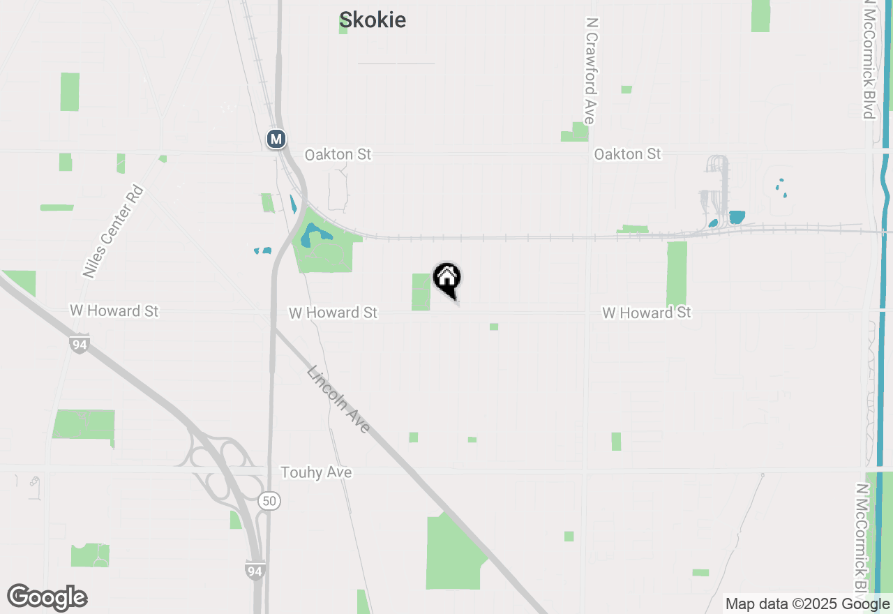 Map of 7600 Lowell Avenue, Skokie, IL 60076