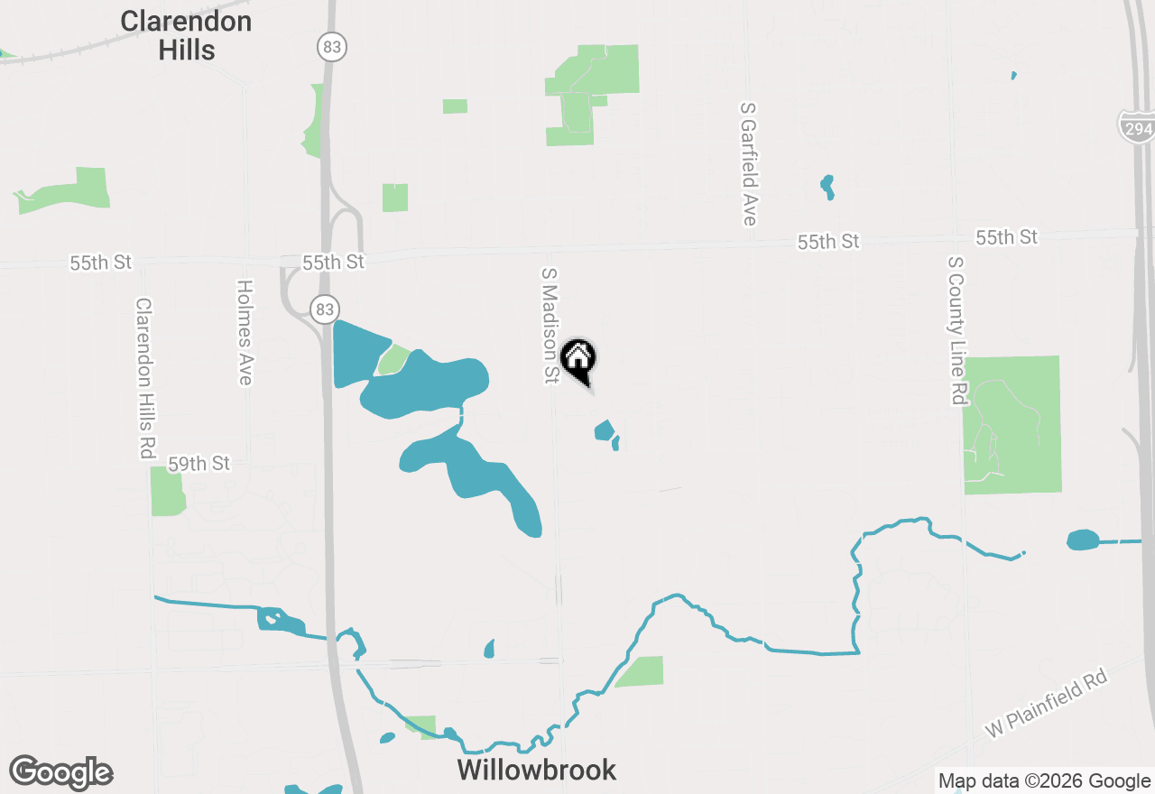 Map of 424 58th Place, Hinsdale, IL 60521