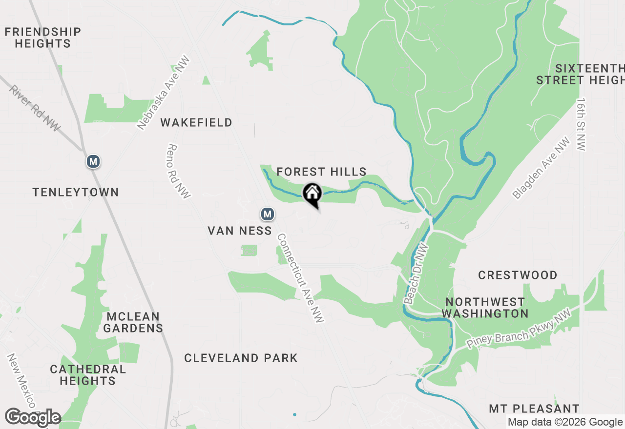Map of 2939 Van Ness Street Nw #422, Washington, DC 20008