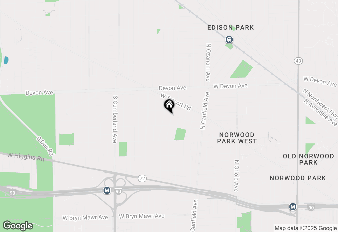 Map of 1404 S Ashland Avenue, Park Ridge, IL 60068