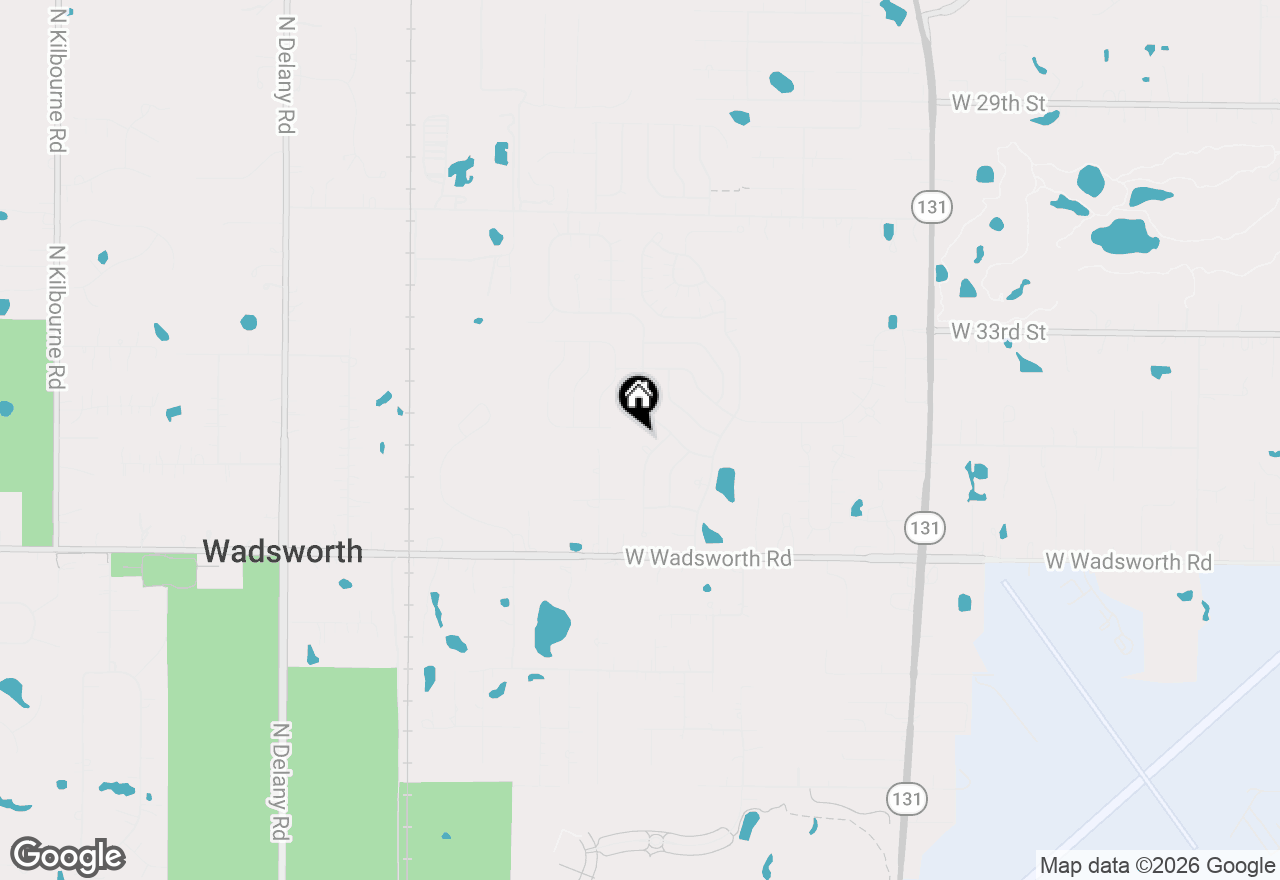 Map of 39222 N Ogden Lane, Beach Park, IL 60083