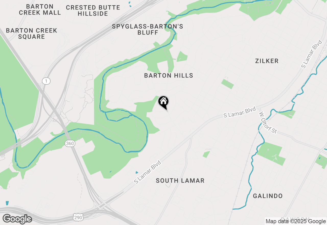 Map of 2905 Oak Park Dr, Austin, TX 78704