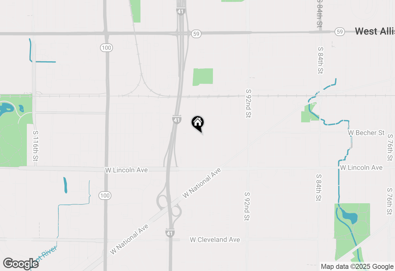 Map of 2104 S 98th St, West Allis, WI 53227