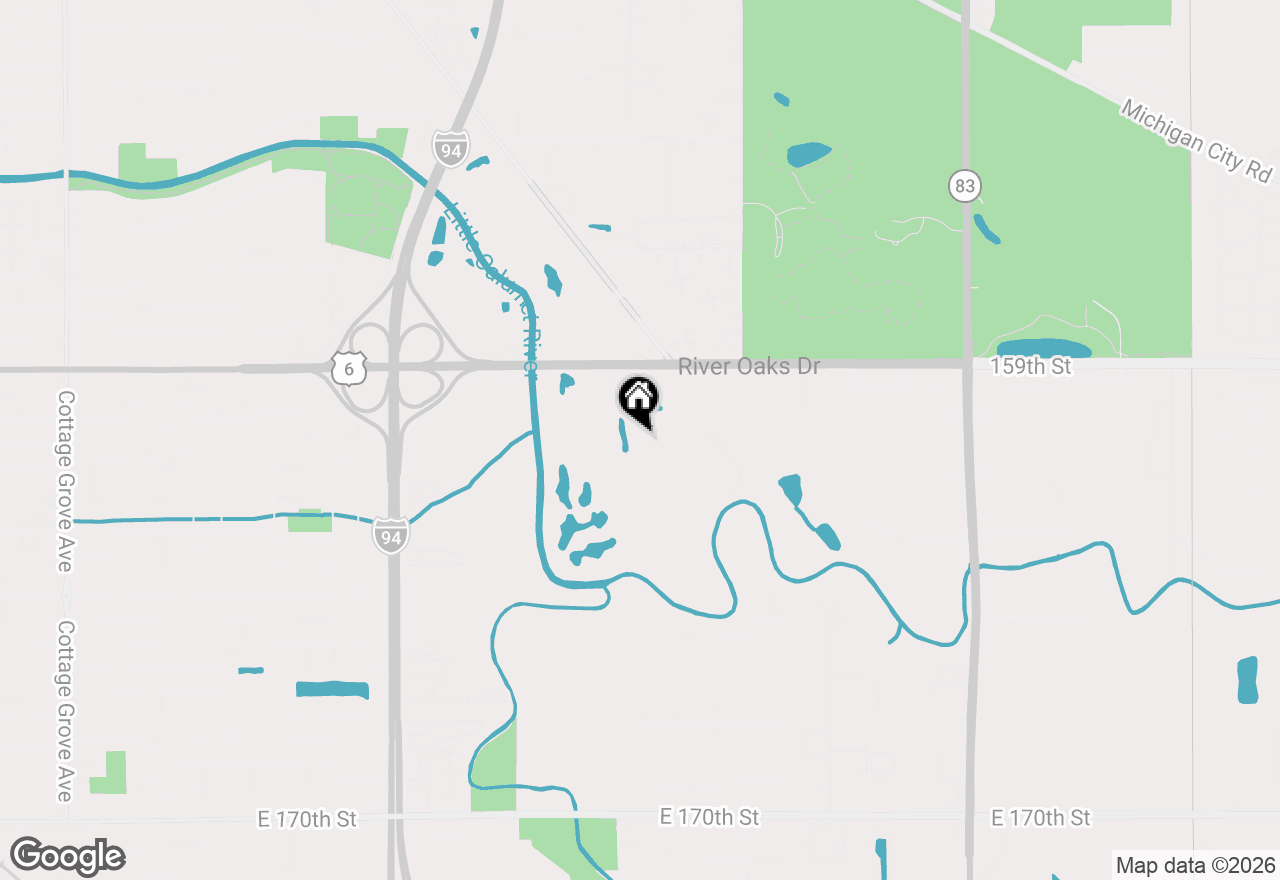 Map of 100 Park Avenue #410, Calumet City, IL 60409