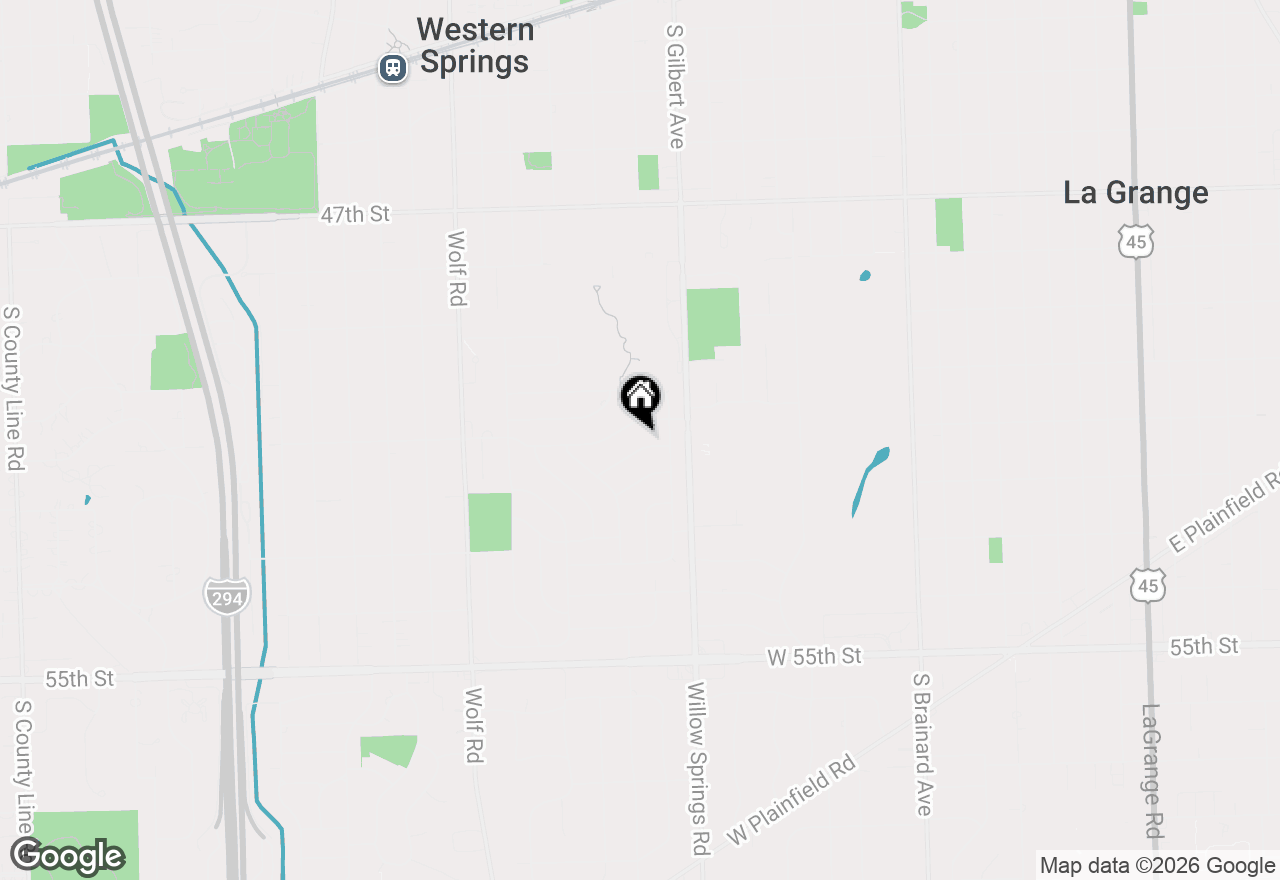 Map of 116 51st Place, Western Springs, IL 60558