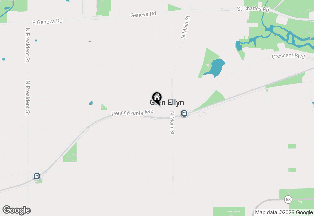 Map of 460 Pennsylvania Avenue #B, Glen Ellyn, IL 60137