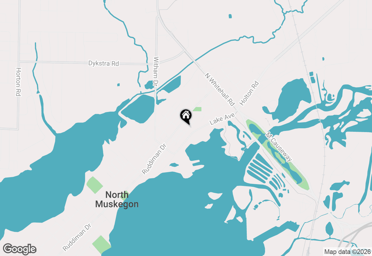 Map of 2110 Oak Avenue, North Muskegon, MI 49445