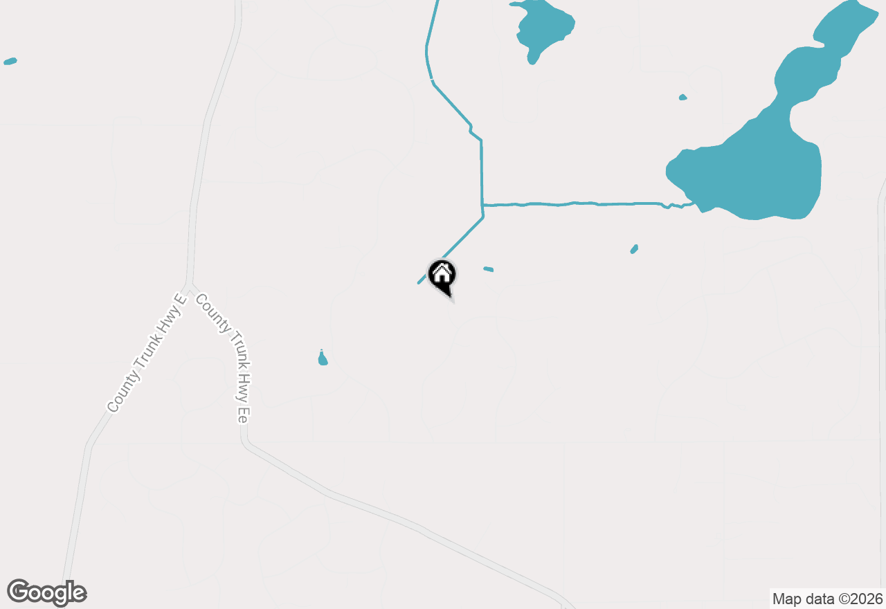 Map of W323S7553 Park Ridge Drive, Mukwonago, WI 53149